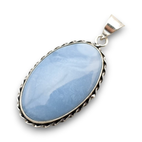 Blue opal pendant 35x21 mm no 91 Blue opal pendant 35x21 mm no 91