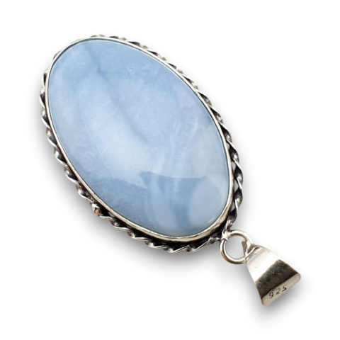 Blue opal pendant 35x21 mm no 91 Blue opal pendant 35x21 mm no 91