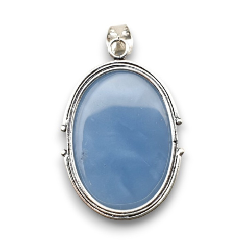Blue opal pendant 35x25 mm no 71 Blue opal pendant 35x25 mm no 71