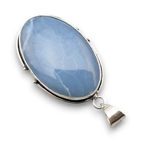Blue opal pendant 37x24 mm no 104 Blue opal pendant 37x24 mm no 104