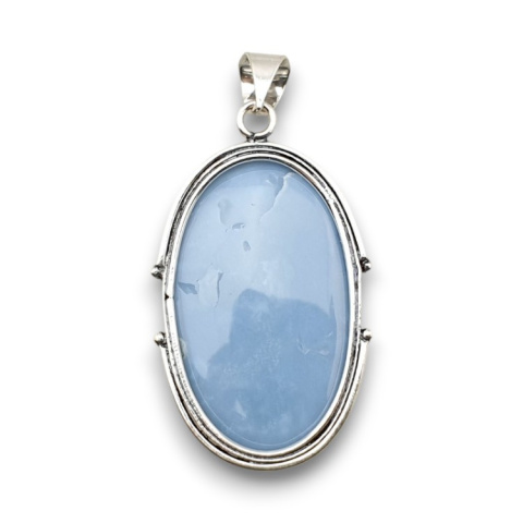 Blue opal pendant 38x23 mm no 103 Blue opal pendant 38x23 mm no 103