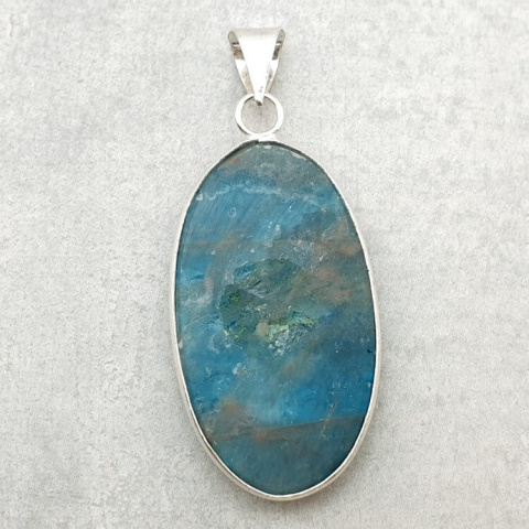 Apatite pendant 40x23 mm no 127 Apatite pendant 40x23 mm no 127