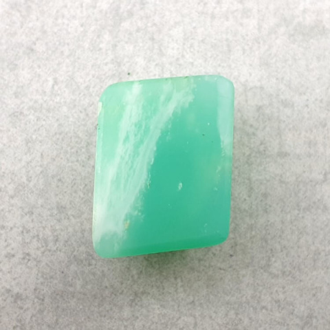 Chryzopraz kaboszon 14x11 mm nr 196 Chryzopraz kaboszon 14x11 mm nr 196