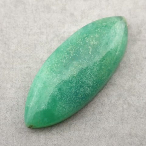 Chrysoprase cabochon 33x14 mm no. 151 Chrysoprase cabochon 33x14 mm no. 151