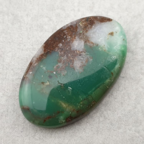 Chrysoprase cabochon 34x21 mm no. 147 Chrysoprase cabochon 34x21 mm no. 147