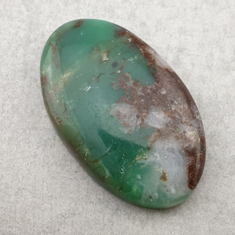 Chrysoprase cabochon 34x21 mm no. 147 Chrysoprase cabochon 34x21 mm no. 147