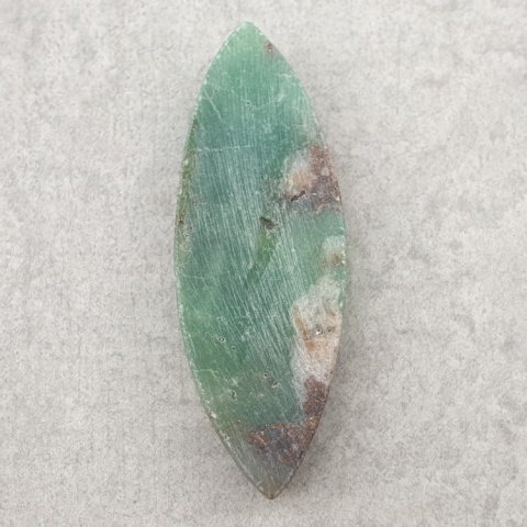 Chryzopraz kaboszon 44x16 mm nr 158 Chryzopraz kaboszon 44x16 mm nr 158