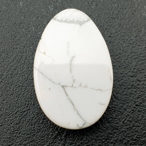 Howlite cabochon 33x21 mm no 55 Howlite cabochon 33x21 mm no 55