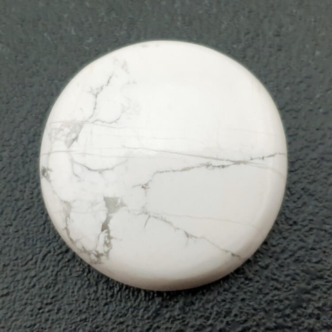 Howlite cabochon dia. 26 mm no 74 Howlite cabochon dia. 26 mm no 74