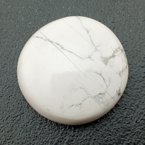 Howlite cabochon dia. 26 mm no 74 Howlite cabochon dia. 26 mm no 74